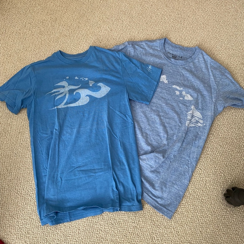 Honolulu surf company t-shirts. Selling as a lot, size small mens